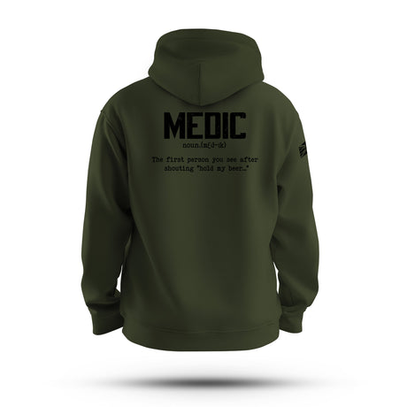 MEDIC TAG & BACK HOODIE