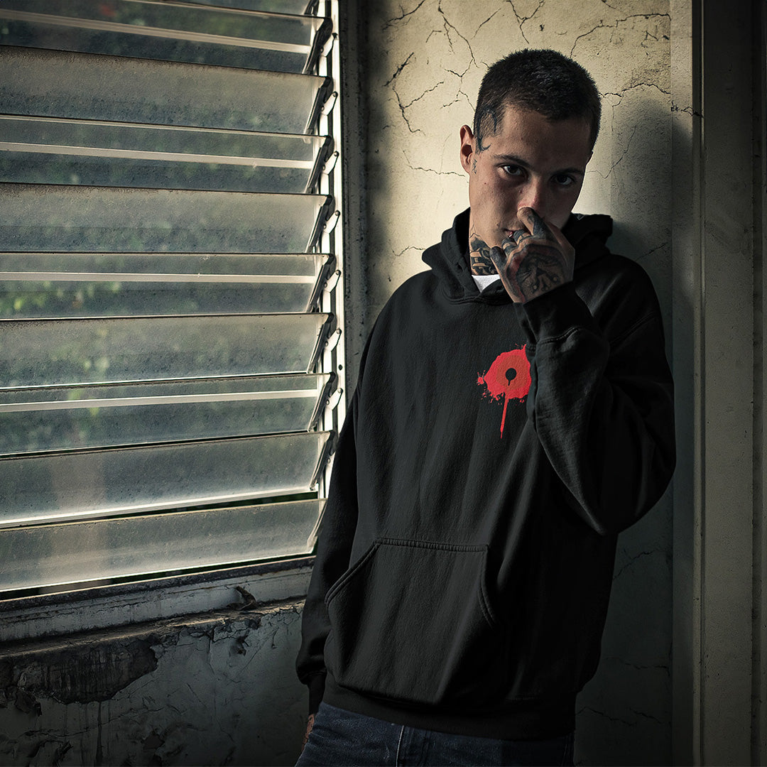 CHEST WOUND BLK HOODIE