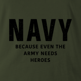 NAVY HEROES TAG & BACK HOODIE