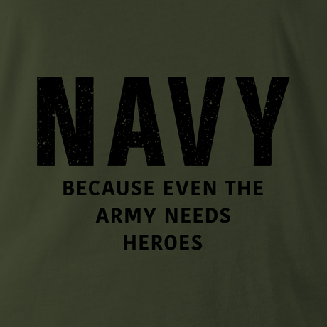NAVY HEROES TAG & BACK HOODIE