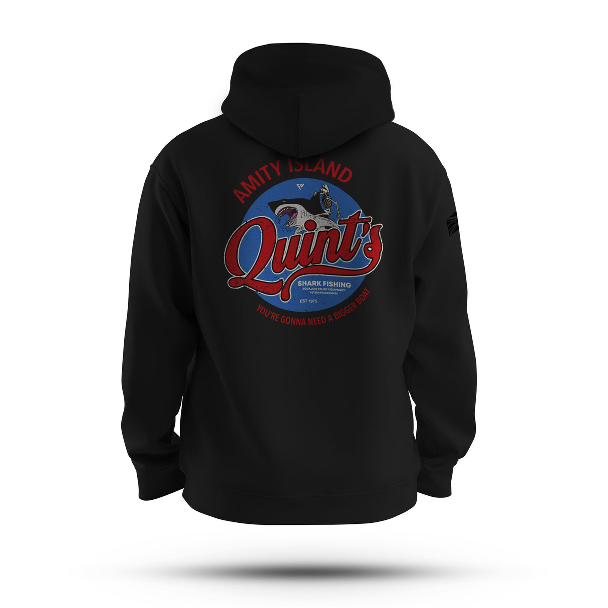 NEED A BIGGER BOAT TAG & BACK HOODIE