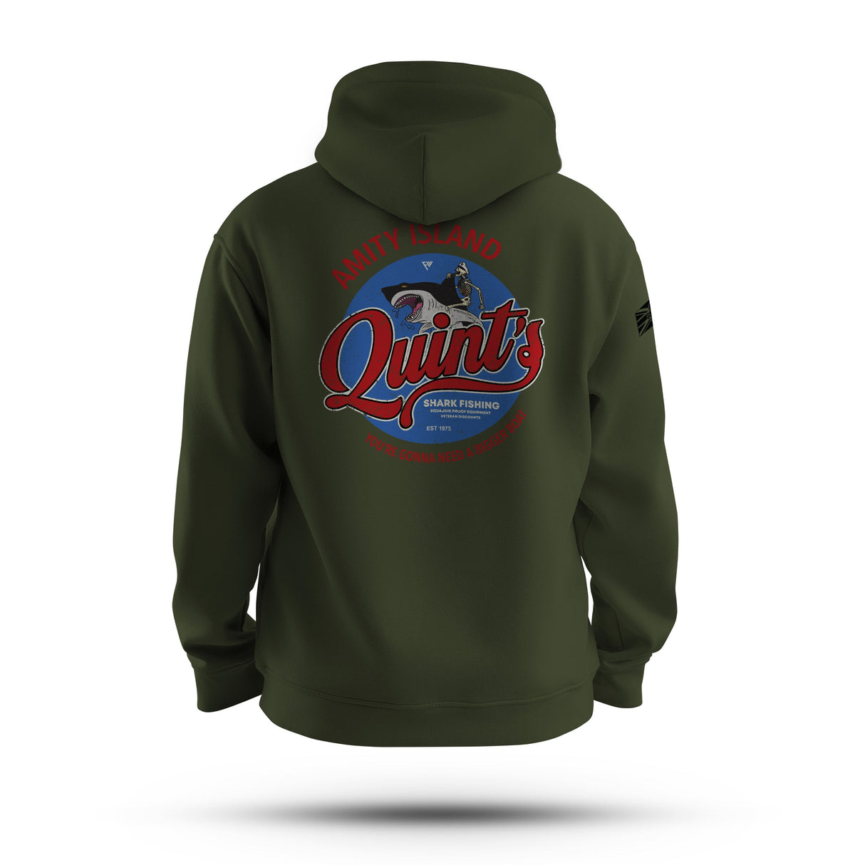 NEED A BIGGER BOAT TAG & BACK HOODIE
