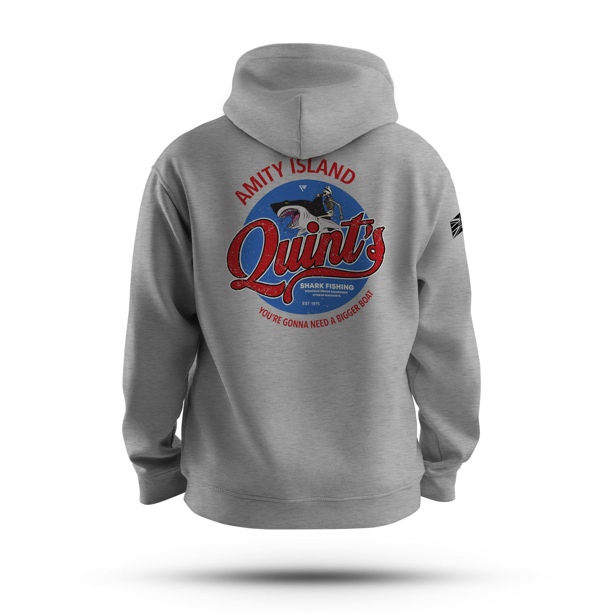 NEED A BIGGER BOAT TAG & BACK HOODIE