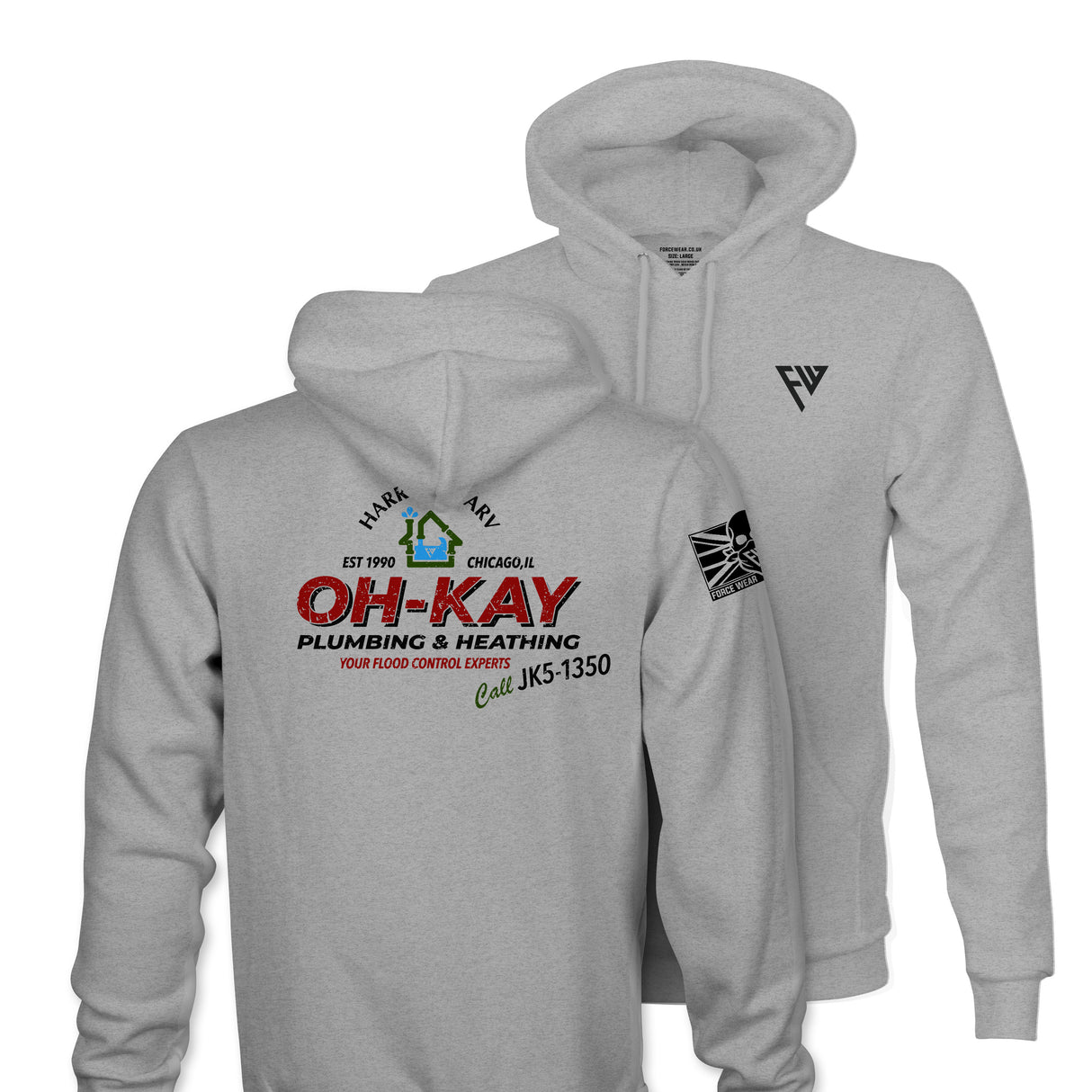 OH-KAY TAG & BACK HOODIE