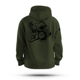 OLD ALPHA TAG & BACK HOODIE