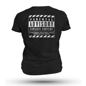 PARENTAL ADVISORY TAG & BACK