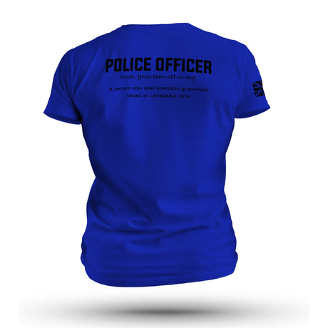 POLICE OFFICER TAG & BACK