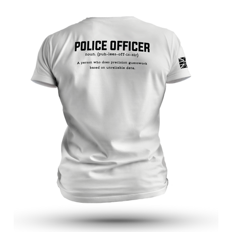POLICE OFFICER TAG & BACK