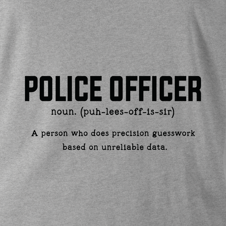 POLICE OFFICER TAG & BACK HOODIE