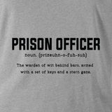PRISON OFFICER TAG & BACK HOODIE