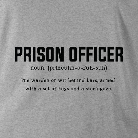 PRISON OFFICER TAG & BACK HOODIE