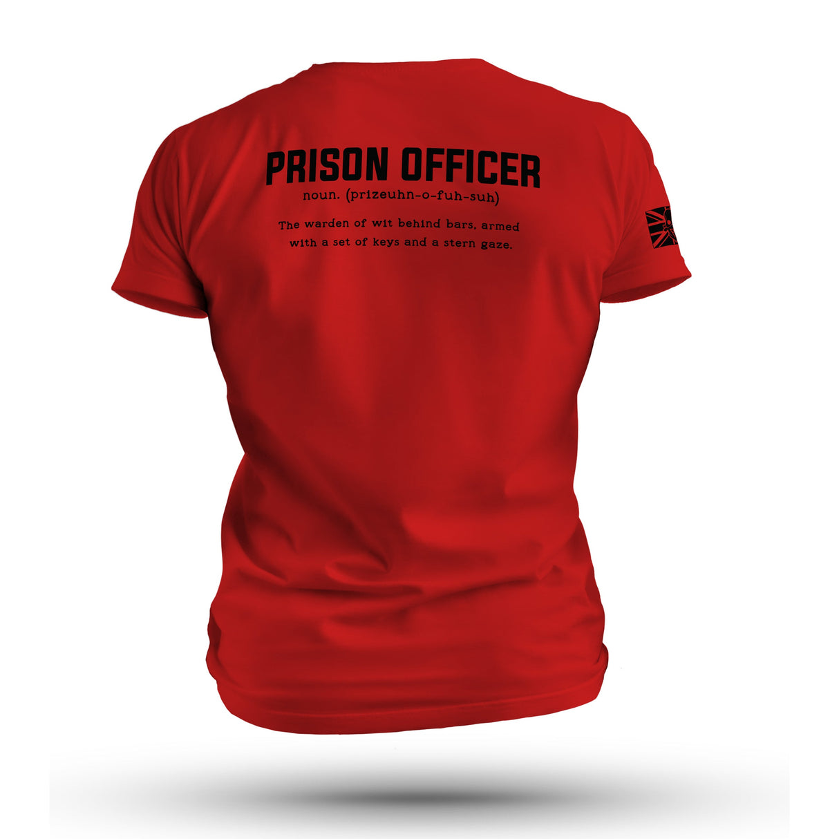 PRISON OFFICER TAG & BACK