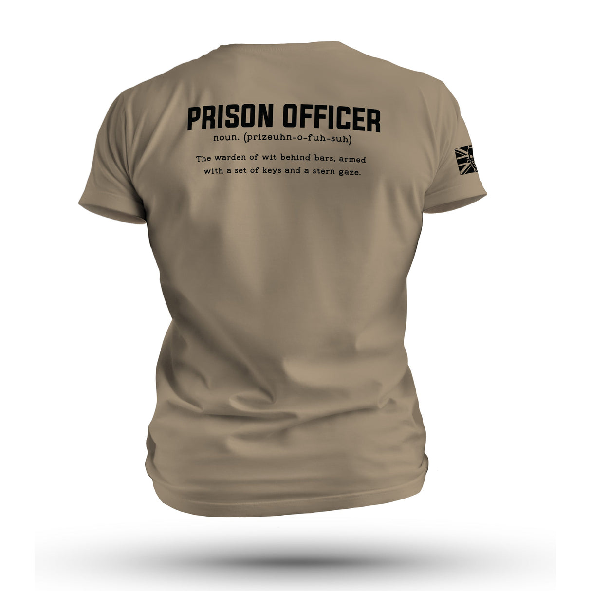 PRISON OFFICER TAG & BACK