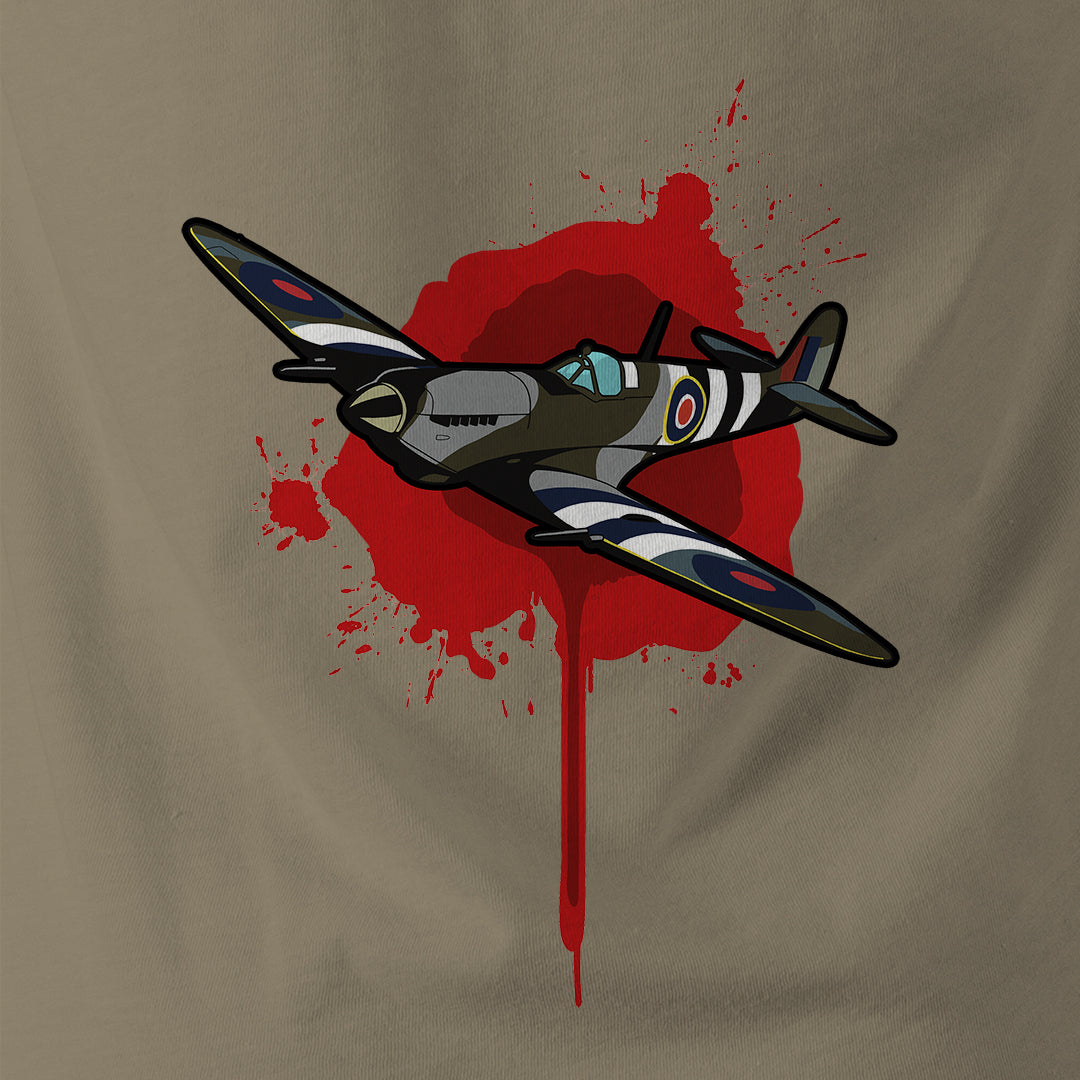 RAF SPITFIRE (WOUNDED) - Force Wear HQ - T-SHIRTS