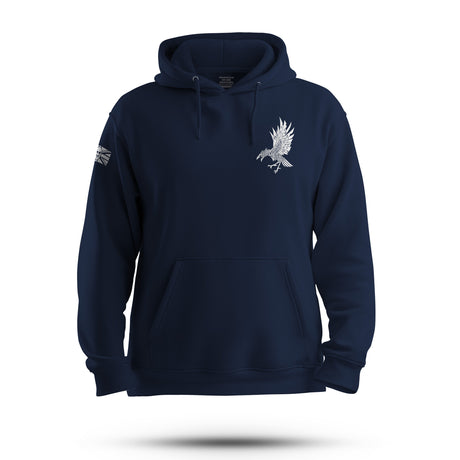 RAVEN WHT INK HOODIE - Force Wear