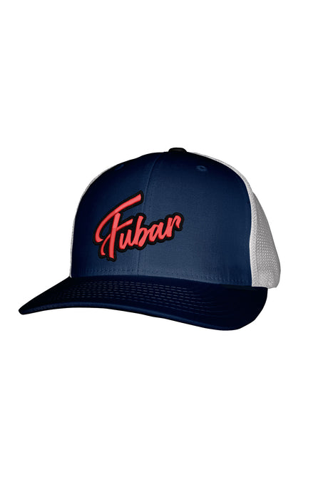 FUBAR RED STITCH-STYLE™️ MESH BACK SNAPBACK