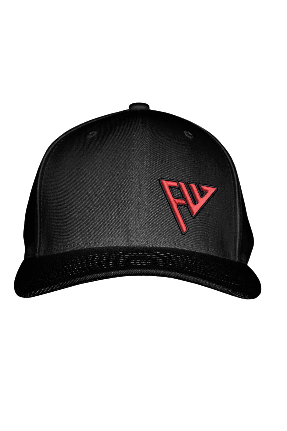 FW RED STITCH-STYLE™️ FABRIC BACK SNAPBACK