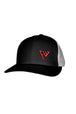 FW RED STITCH-STYLE - MESH BACK SNAPBACK