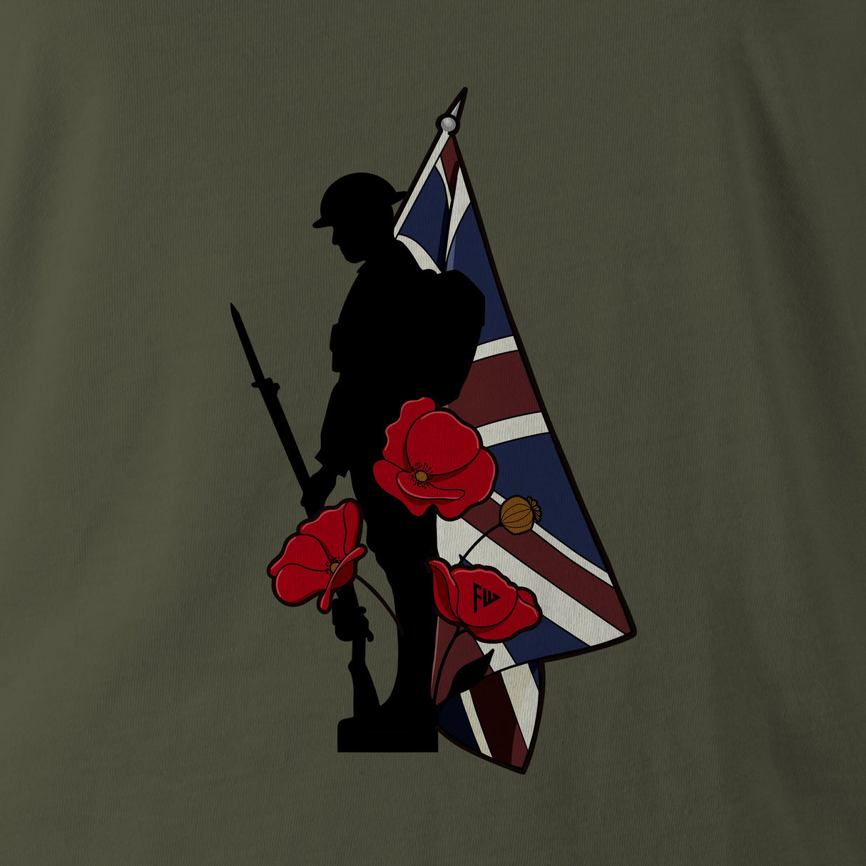 REMEMBRANCE SOLDIER - Force Wear HQ - T-SHIRTS