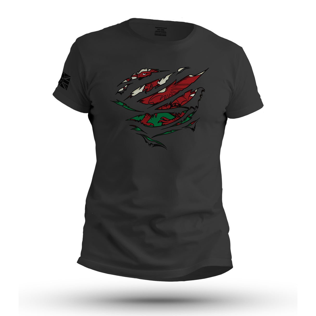 RIPPED WELSH FLAG
