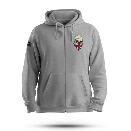 SKULL BRITANNIA ZIPPIE