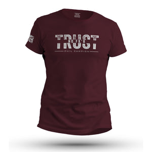 BORN FEARLESS TRUST NO FKR. WHITE INK