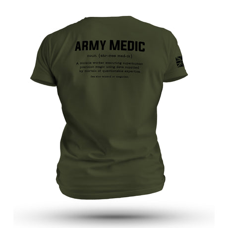 ARMY MEDIC TAG & BACK