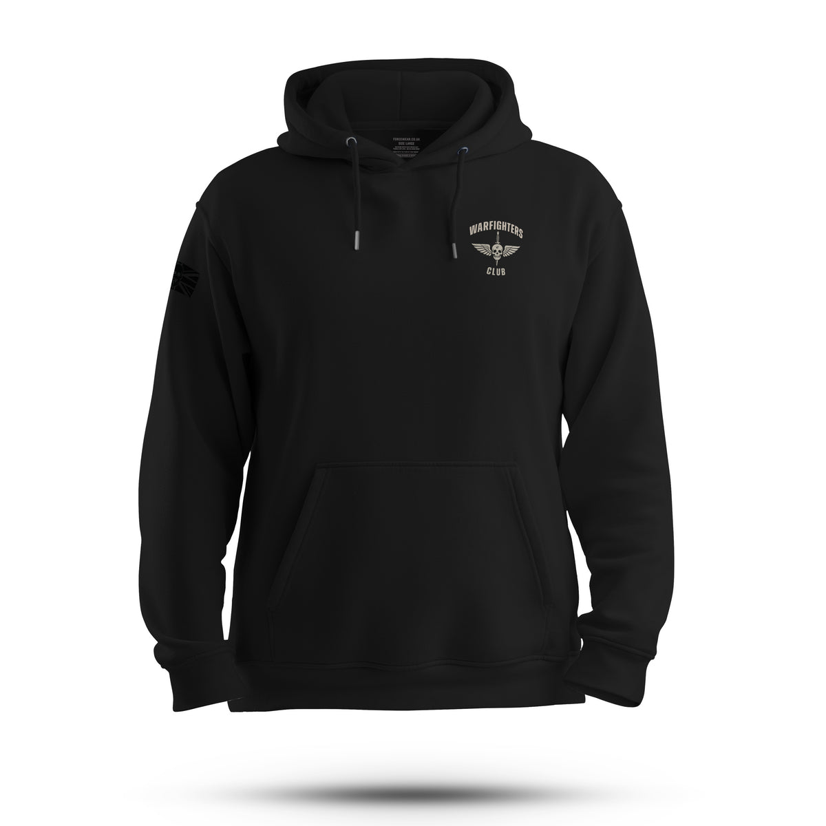 WAR FIGHTERS CLUB TAG & BACK HOODIE
