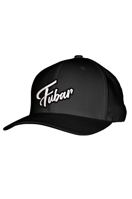 FUBAR WHITE STITCH-STYLE™️ FABRIC BACK SNAPBACK