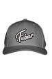 FUBAR WHITE STITCH-STYLE - FABRIC BACK SNAPBACK