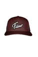 FUBAR WHITE STITCH-STYLE - MESH BACK SNAPBACK