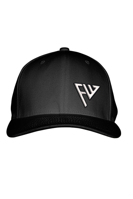 FW WHITE STITCH-STYLE™️ FABRIC BACK SNAPBACK