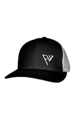 FW WHITE STITCH-STYLE™️ MESH BACK SNAPBACK