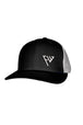 FW WHITE STITCH-STYLE - MESH BACK SNAPBACK