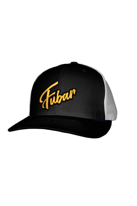 FUBAR YELLOW STITCH-STYLE™️ MESH BACK SNAPBACK