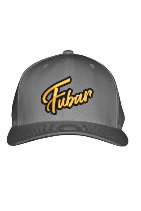 FUBAR YELLOW STITCH-STYLE™️ FABRIC BACK SNAPBACK