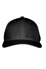 ZRO FKS GVN BLACK STITCH-STYLE™️ FABRIC BACK SNAPBACK