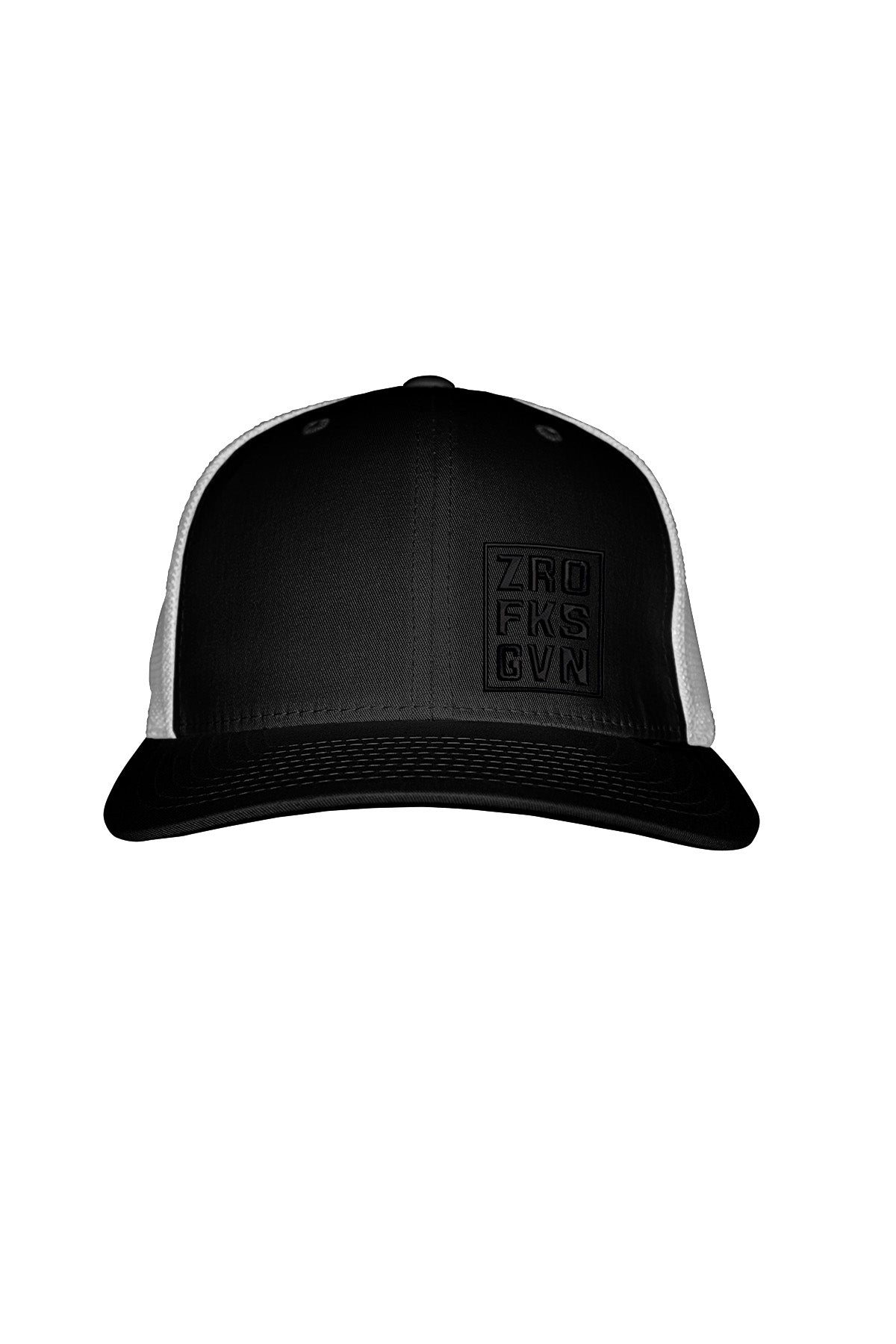 ZRO FKS GVN BLACK STITCH-STYLE™️ MESH BACK SNAPBACK