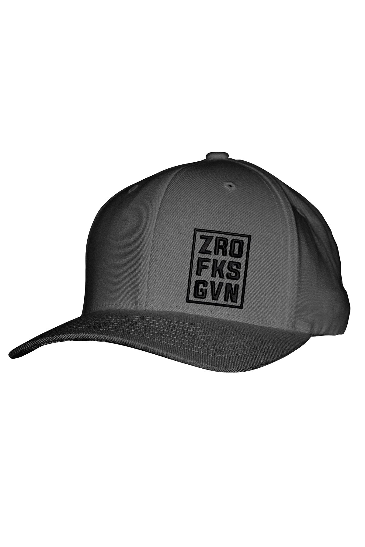 ZRO FKS GVN BLACK STITCH-STYLE™️ FABRIC BACK SNAPBACK