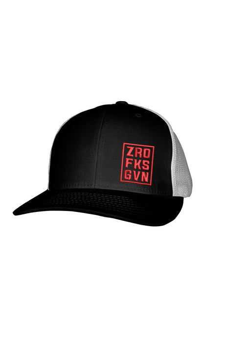 ZRO FKS GVN RED STITCH-STYLE™️ MESH BACK TWO-TONE SNAPBACK