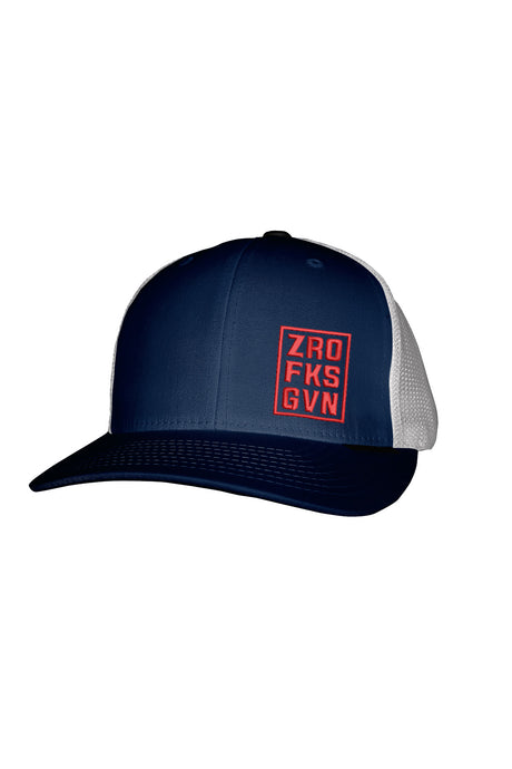 ZRO FKS GVN RED STITCH-STYLE™️ MESH BACK TWO-TONE SNAPBACK