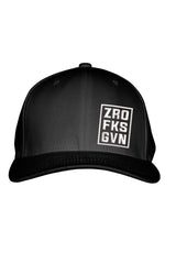 ZRO FKS GVN WHITE STITCH-STYLE™️ FABRIC BACK SNAPBACK