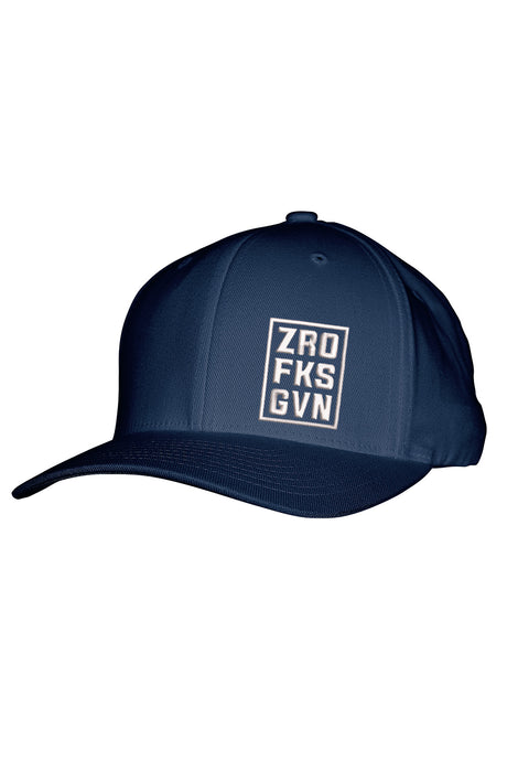 ZRO FKS GVN WHITE STITCH-STYLE™️ FABRIC BACK SNAPBACK