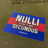 NULLI SECUNDUS (COLDSTREAM GUARDS) STICKER 141 - Force Wear HQ