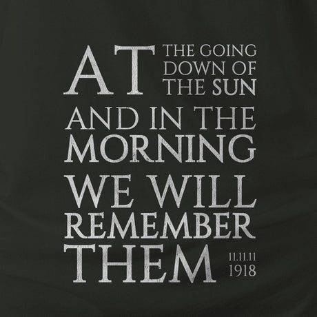 WE WILL REMEMBER THEM LTD ED - Force Wear HQ