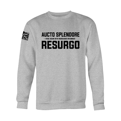 AUCTO SPLENDORE RESURGO (THE LIGHT INFANTRY) SWEAT - Force Wear HQ - SWEATSHIRTS