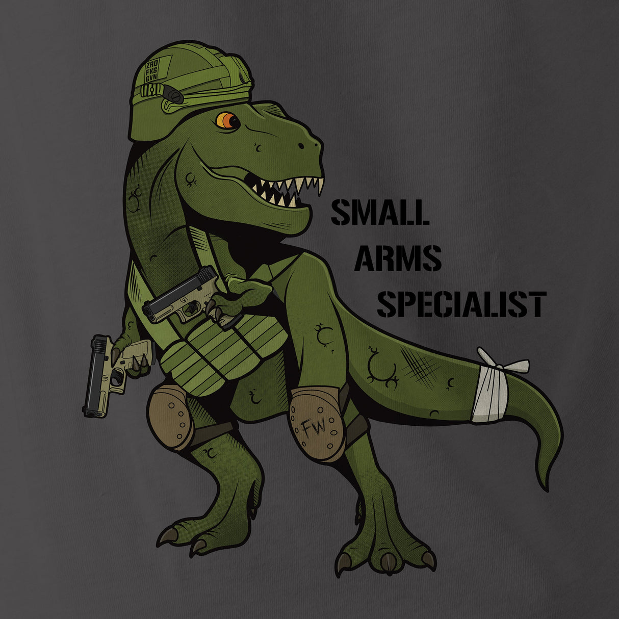 SMALL ARMS SPECIALIST TAG & BACK - Force Wear HQ - T-SHIRTS