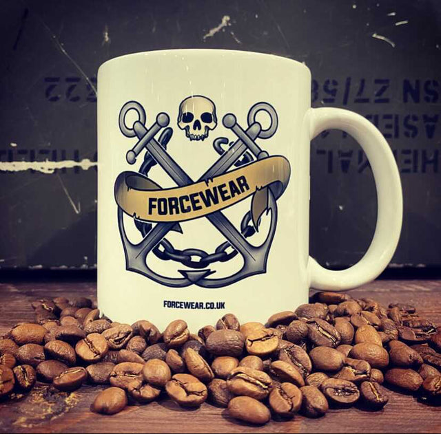 CROSSED ANCHORS MUG - Force Wear HQ