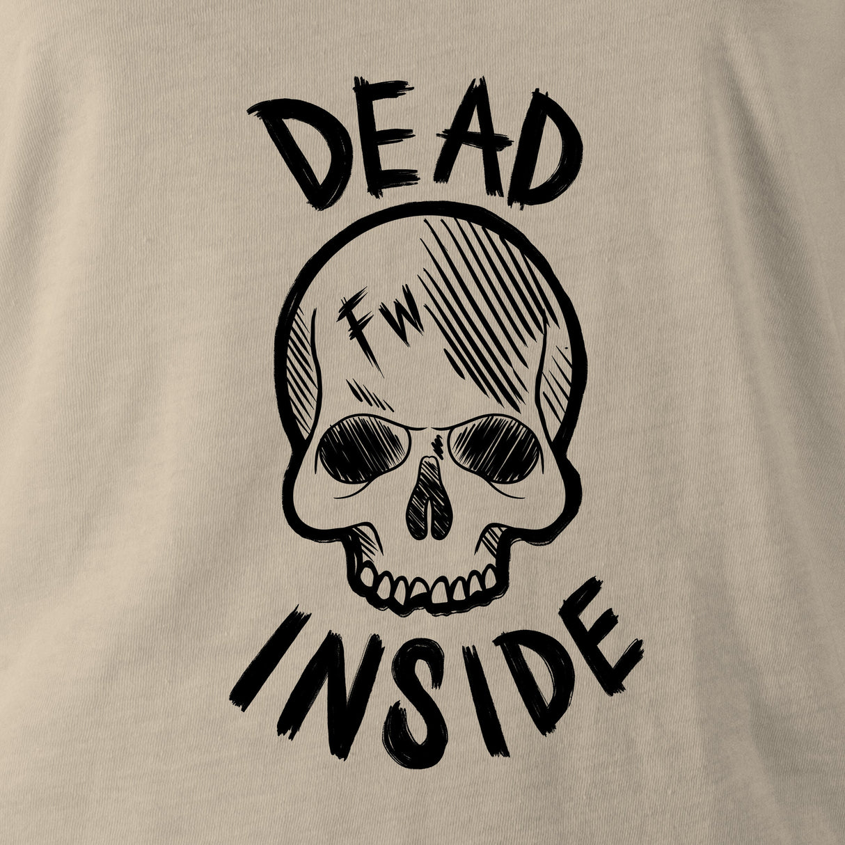 DEAD INSIDE TAG & BACK - Force Wear HQ - T-SHIRTS