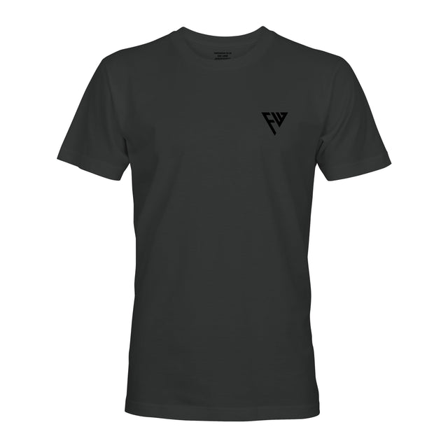 FW BASIC LOGO CHARCOAL - Force Wear HQ - T-SHIRTS